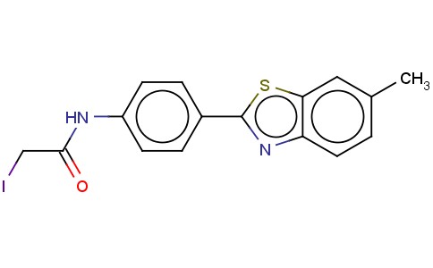 2-[4-(IODOACETAMIDO)PHENYL]-6-METHYLBENZOTHIAZOLE